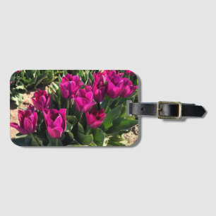 Etiqueta Para Maletas Hermosos Tulips