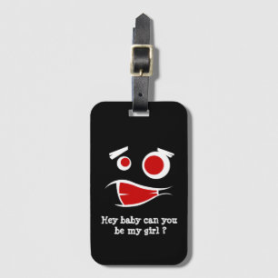 Etiqueta Para Maletas hey bebé, puedes ser mi chica monstruo diseño cami