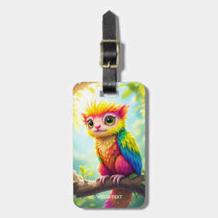 Etiqueta Para Maletas Híbrido de Fantasy Cute mitad Ferret