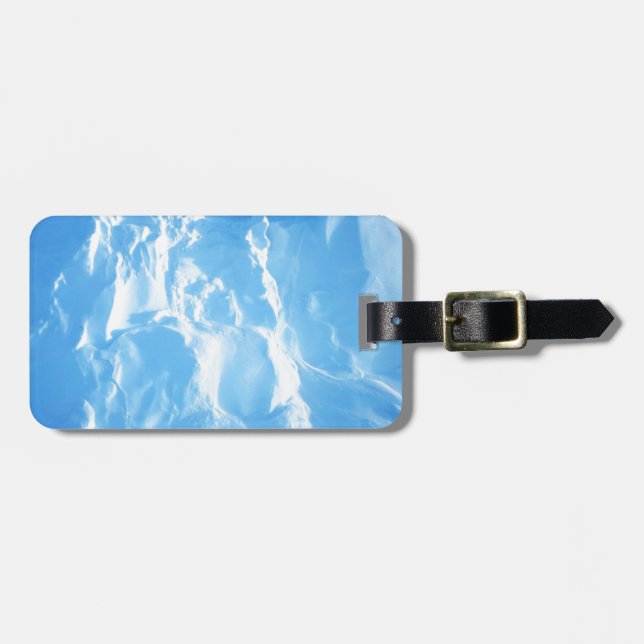 Etiqueta Para Maletas Hielo Antártico (Frente Horizontal)