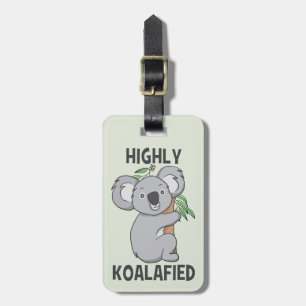 Etiqueta Para Maletas Highly Koalafied Koala
