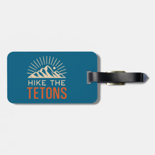 Etiqueta Para Maletas Hike The Tetons Sunburst