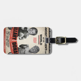 Etiqueta Para Maletas Hillary Clinton vs. Donald Trump 2016