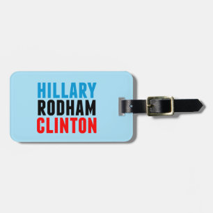 Etiqueta Para Maletas Hillary Rodham Clinton