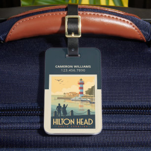 Etiqueta Para Maletas Hilton Head   Carolina del sur