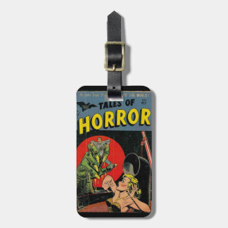 Etiqueta Para Maletas Historias del cómic del horror