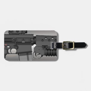 Etiqueta Para Maletas HK417 con M203