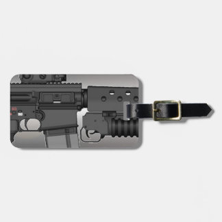 Etiqueta Para Maletas HK417 con M203