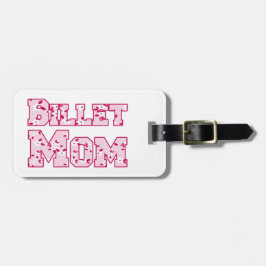 Etiqueta Para Maletas Hockey Billet Mom Pink Floral