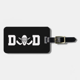 Etiqueta Para Maletas Hockey Goalie Dad