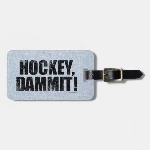 Etiqueta Para Maletas ¡Hockey, maldita sea!