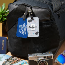 Etiqueta Para Maletas Hockey sobre hielo