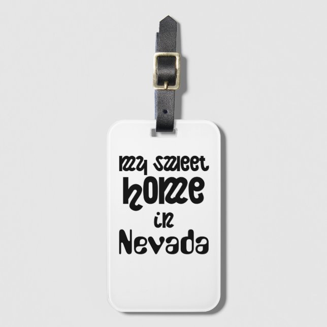 Etiqueta Para Maletas Hogar dulce (Anverso vertical)