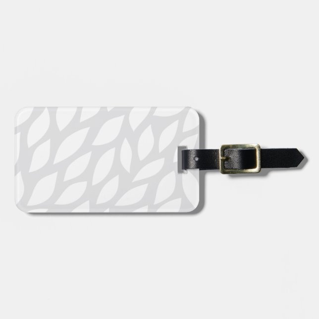 Etiqueta Para Maletas hoja de árbol (Frente Horizontal)