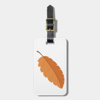 Etiqueta Para Maletas Hoja de otoño
