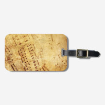 Hoja de puntuación de la música de chapa antigua d