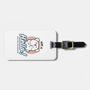 Etiqueta Para Maletas ¡Hola! - Diseño feliz de Personalizados de perros 