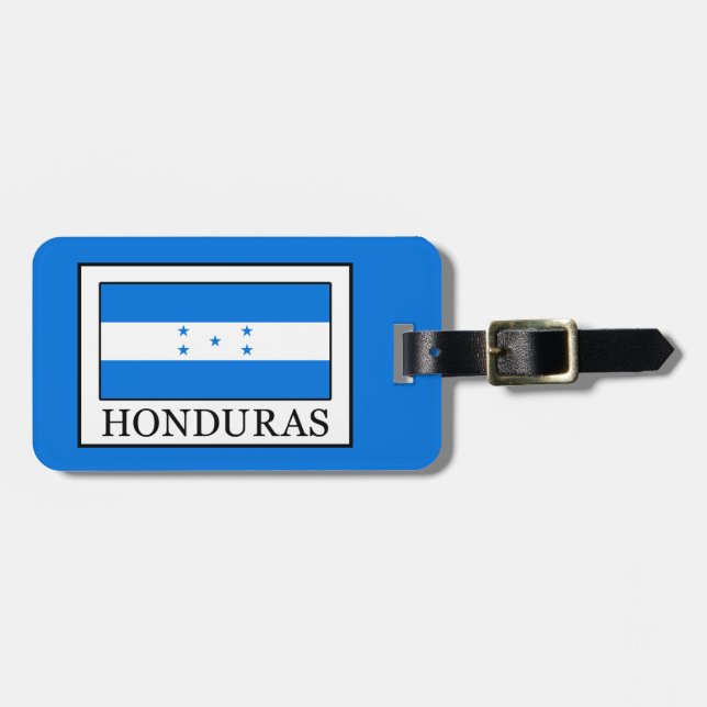 Etiqueta Para Maletas Honduras (Frente Horizontal)