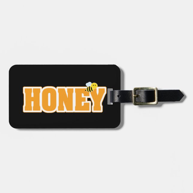 ETIQUETA PARA MALETAS HONEY BEE (Frente Horizontal)