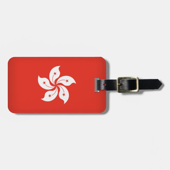 Etiqueta Para Maletas Hong Kong (Frente Horizontal)