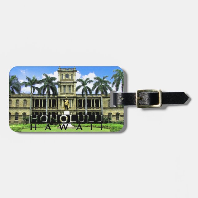 Etiqueta Para Maletas Honolulu (Frente Horizontal)