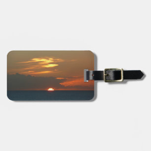 Etiqueta Para Maletas Horizon Sunset Colorous Seascape Photography