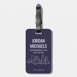 Etiqueta Para Maletas Horizonte de Atlanta