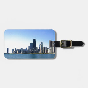 Etiqueta Para Maletas Horizonte de Chicago