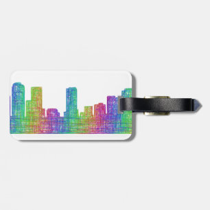 Etiqueta Para Maletas Horizonte de Denver