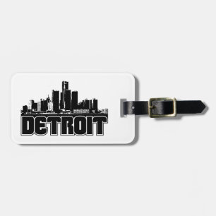 Etiqueta Para Maletas Horizonte de Detroit