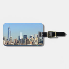 Etiqueta Para Maletas Horizonte de Manhattan Ciudad de Nueva York
