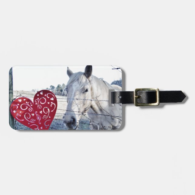 Etiqueta Para Maletas HORSE Valentine (Frente Horizontal)
