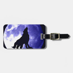 Etiqueta Para Maletas Howling Wolf & Fullmoon