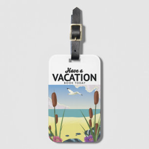 Etiqueta Para Maletas Hoy tengo un libro de vacaciones foto Imprimir bol