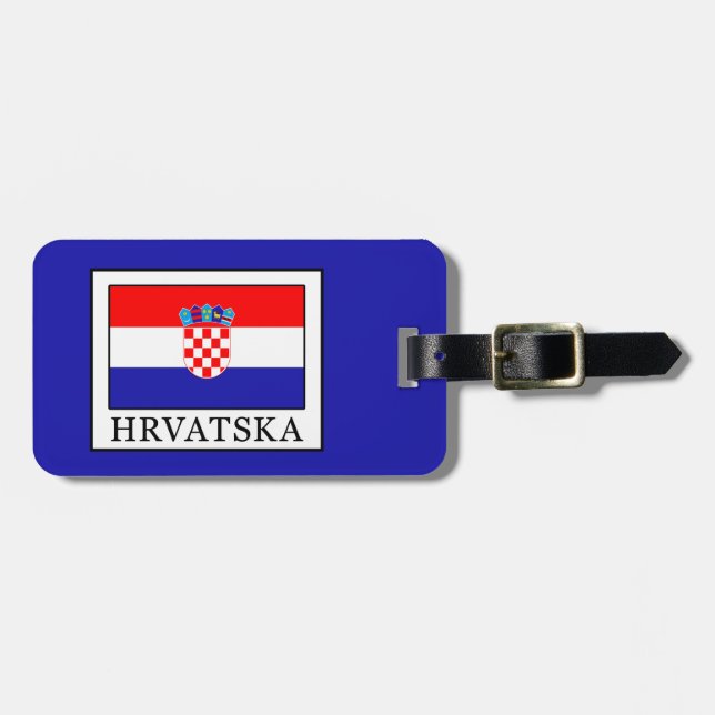 Etiqueta Para Maletas Hrvatska (Frente Horizontal)