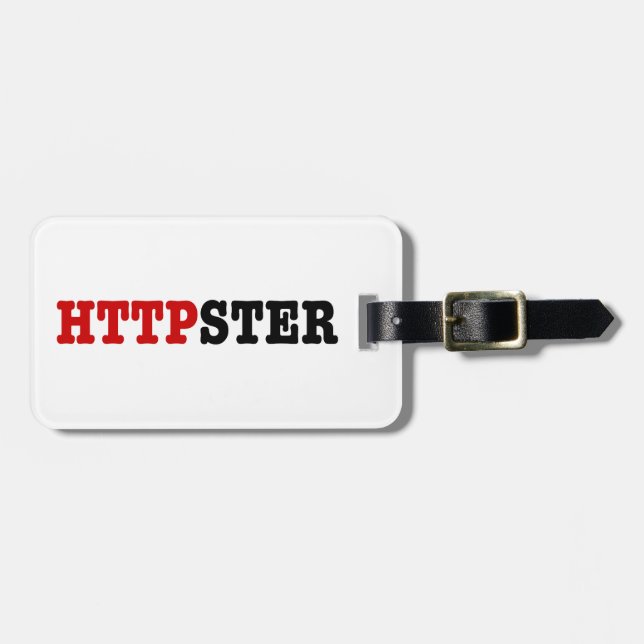 ETIQUETA PARA MALETAS HTTPSTER (Frente Horizontal)