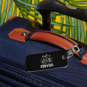 Etiqueta Para Maletas Huele a café