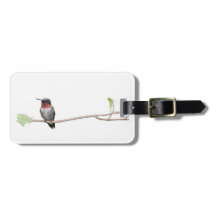 Hummingbird con trompetas de rubí, personalizado