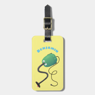 Etiqueta Para Maletas Humor del personalizado de aspiradora de cuajo