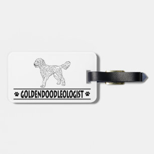 Etiqueta Para Maletas Humorístico Goldendoodle