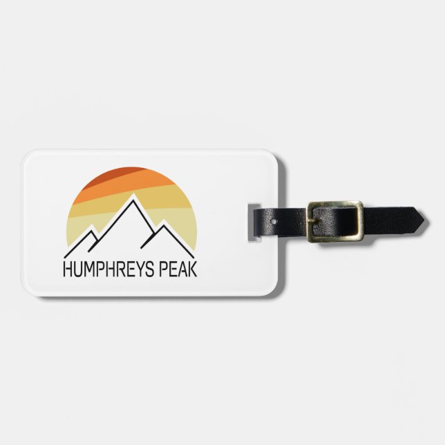 Etiqueta Para Maletas Humphreys Peak Retro (Frente Horizontal)