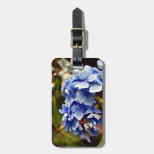 Etiqueta Para Maletas Hydrangea azul