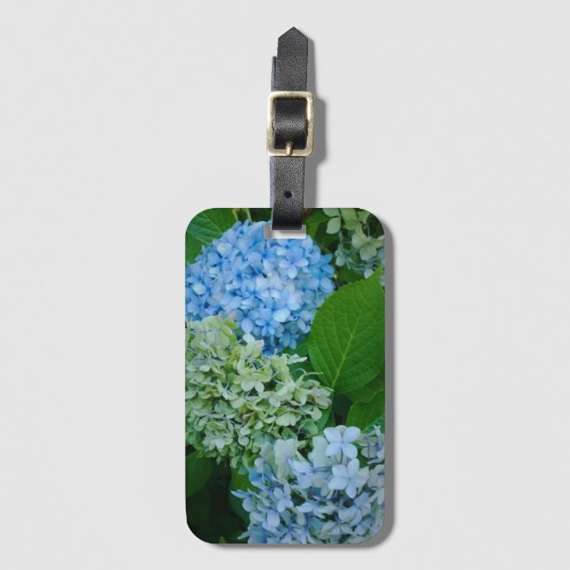 Etiqueta Para Maletas Hydrangea Flowers (Anverso vertical)