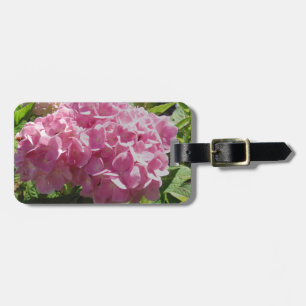 Etiqueta Para Maletas Hydrangea rosa