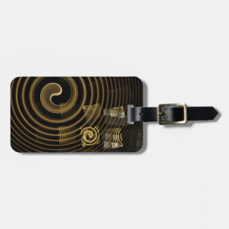 Etiqueta Para Maletas Hypnosis Abstract Art Address