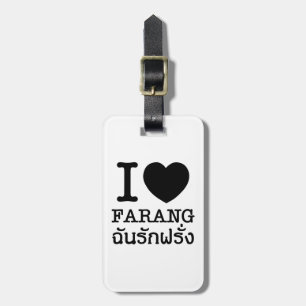 Etiqueta Para Maletas I Black Heart (Love) Farang