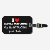 I (corazón) Gente mirando, interactuando parte que