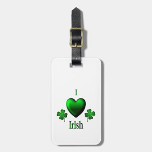 Etiqueta Para Maletas I Heart Irish Earrings