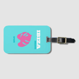 Etiqueta Para Maletas Ibiza, España, Viajes, Sala Preppy