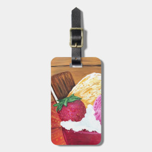 Etiqueta Para Maletas Ice Cream Dream